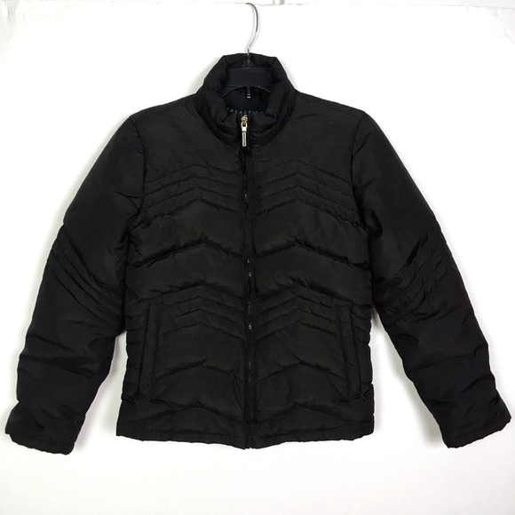 Kenneth Cole Reaction Black Down Puffer Jacket - Picture 3 of 8